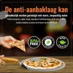 Inpro Pizzaschep RVS - Rond - Voor BBQ En Oven - Pizzaspatel - Taartschep - Houten Handvat - BBQ Gereedschap - Keukengerei - 30 Cm Diameter - Spatel 16 Inpro Pizzaschep RVS - Rond - Voor BBQ En Oven - Pizzaspatel - Taartschep - Houten Handvat - BBQ Gereedschap - Keukengerei - 30 Cm Diameter - Spatel -Merkloos Verkoopwinkel 1200x1200 528
