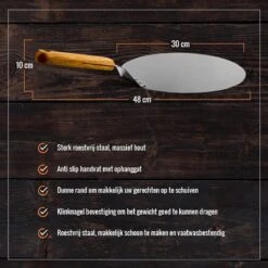 Inpro Pizzaschep RVS - Rond - Voor BBQ En Oven - Pizzaspatel - Taartschep - Houten Handvat - BBQ Gereedschap - Keukengerei - 30 Cm Diameter - Spatel 22 Inpro Pizzaschep RVS - Rond - Voor BBQ En Oven - Pizzaspatel - Taartschep - Houten Handvat - BBQ Gereedschap - Keukengerei - 30 Cm Diameter - Spatel -Merkloos Verkoopwinkel 1200x1200 531