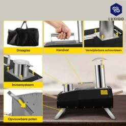 Vevor® Pizza Oven - Professionele Pizza Oven - Buitenkeuken - Pizza Gourmet - Barbecue - RVS - Tot 600°C - Met Draagtas 11 Vevor® Pizza Oven - Professionele Pizza Oven - Buitenkeuken - Pizza Gourmet - Barbecue - RVS - Tot 600°C - Met Draagtas -Merkloos Verkoopwinkel 1200x1200 58
