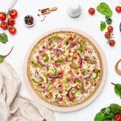 MaxxHome Pizzasteen - BBQ Steen - Pizzasteen Voor De Lekkerste Bereiding Van Een Pizza Op Jouw Barbecue Of In De Oven - Pizza Steen Rond - Medium (33 Cm) 9 MaxxHome Pizzasteen - BBQ Steen - Pizzasteen Voor De Lekkerste Bereiding Van Een Pizza Op Jouw Barbecue Of In De Oven - Pizza Steen Rond - Medium (33 Cm) -Merkloos Verkoopwinkel 1200x1200 598