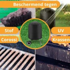 Ronde Waterdichte BBQ Hoes - Barbecue Accessoires - 57 Cm Diameter - 92 Cm Hoog -Merkloos Verkoopwinkel 1200x1200 661
