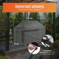 GrillX Barbecue Hoes - 170 X 61 X 117cm - BBQ Hoes Waterdicht - Beschermhoes Inclusief Trekkoord - BBQ Accesoires 13 GrillX Barbecue Hoes - 170 X 61 X 117cm - BBQ Hoes Waterdicht - Beschermhoes Inclusief Trekkoord - BBQ Accesoires -Merkloos Verkoopwinkel 1200x1200 91