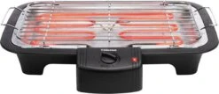 Tristar BQ-2813 Electrische Tafelbarbecue - Grilloppervlak (LxB) 38x22 Cm - 2000W - Zwart -Merkloos Verkoopwinkel 1200x520