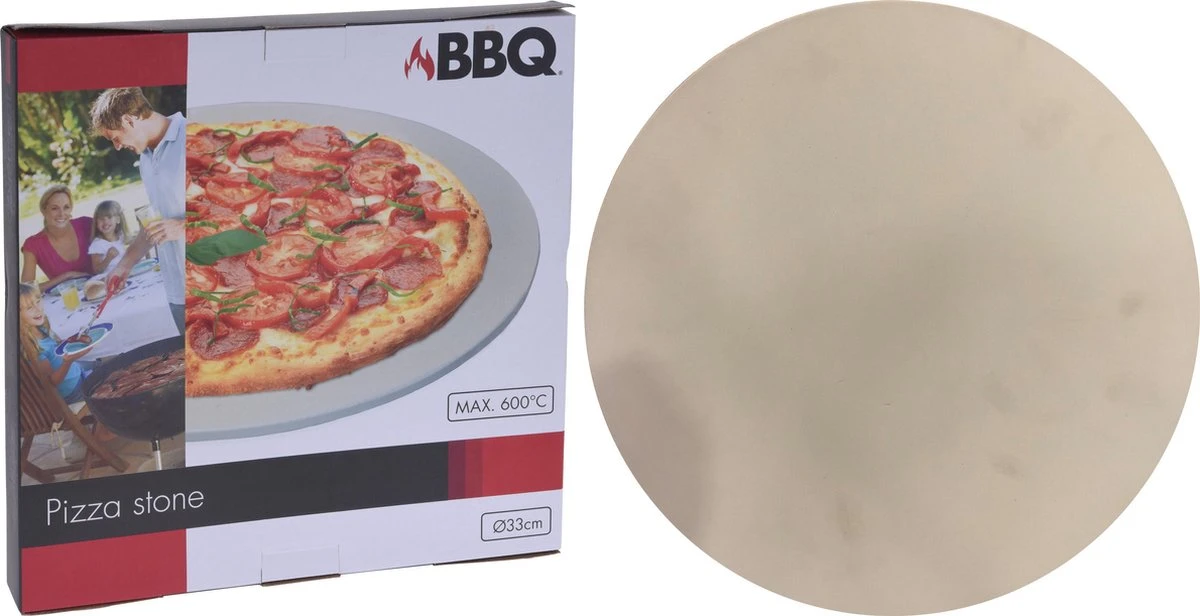MaxxHome Pizzasteen - BBQ Steen - Pizzasteen Voor De Lekkerste Bereiding Van Een Pizza Op Jouw Barbecue Of In De Oven - Pizza Steen Rond - Medium (33 Cm) 7 MaxxHome Pizzasteen - BBQ Steen - Pizzasteen Voor De Lekkerste Bereiding Van Een Pizza Op Jouw Barbecue Of In De Oven - Pizza Steen Rond - Medium (33 Cm) - Afbeelding 5