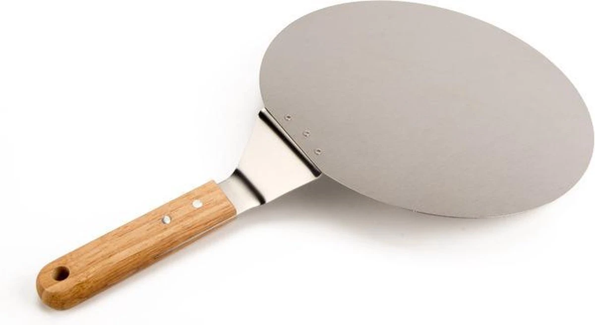 Inpro Pizzaschep RVS - Rond - Voor BBQ En Oven - Pizzaspatel - Taartschep - Houten Handvat - BBQ Gereedschap - Keukengerei - 30 Cm Diameter - Spatel 8 Inpro Pizzaschep RVS - Rond - Voor BBQ En Oven - Pizzaspatel - Taartschep - Houten Handvat - BBQ Gereedschap - Keukengerei - 30 Cm Diameter - Spatel - Afbeelding 6
