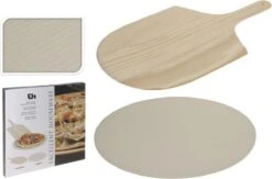 Merkloos Excellent Houseware Pizza-baksteen - Met Pizza-schep -Merkloos Verkoopwinkel 1200x792 1
