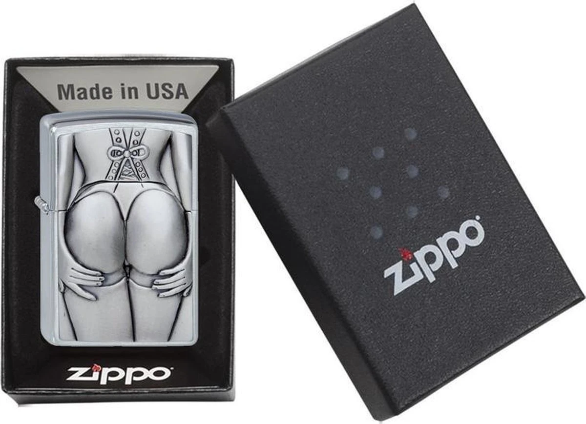 Aansteker Zippo Stocking Girl 4 Aansteker Zippo Stocking Girl - Afbeelding 2