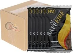 Voorkant 30 24 Pakjes Bruine Aanmaakblokjes á 32