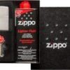 Zippo Brushed Chrome Aansteker, Benzine En Flints Gift Set -Merkloos Verkoopwinkel 1200x884