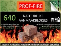 PROF-FIRE - 640 Aanmaakblokjes Bruin- Voordeelbox - Ecologisch - Milieuvriendelijk - CO2 Neutraal - Fire-Up Kwaliteit -Merkloos Verkoopwinkel 1200x900 23