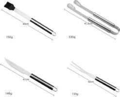 Sens Design BBQ Accesoires - 18 Delig - BBQ Gereedschapset Koffer -Merkloos Verkoopwinkel 1200x969