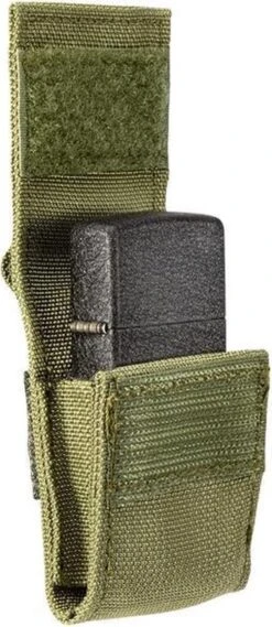 Zippo Tactical Molle Pouch / Hoes En Black Crackle Benzine Aansteker Geschenk Set OD Green -Merkloos Verkoopwinkel 521x1200