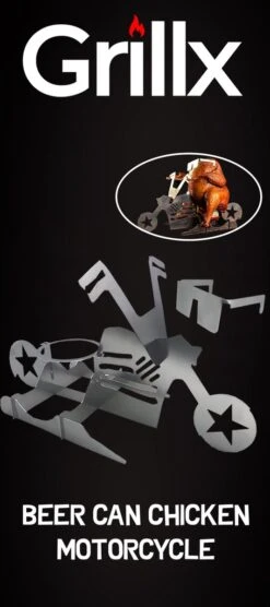 GrillX Beer Can Chicken Houder - Kiphouder Motorcycle - BBQ Accesoires - Bierkip - Barbeque Gereedschap - Chicken Sitter 13 GrillX Beer Can Chicken Houder - Kiphouder Motorcycle - BBQ Accesoires - Bierkip - Barbeque Gereedschap - Chicken Sitter -Merkloos Verkoopwinkel 533x1200
