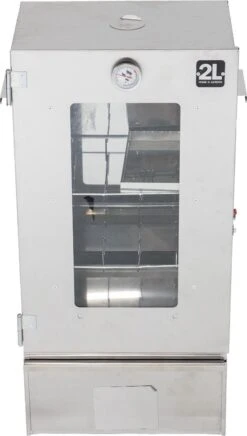 2-L Home & Garden XL Rookoven - RVS - 80x40x28 Cm - 3 Etages -Merkloos Verkoopwinkel 680x1200