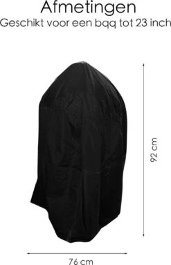 BBQ Beschermhoes - Voor Kamado - Universeel - Tot 23 Inch - Zwart -Merkloos Verkoopwinkel 774x1200 2
