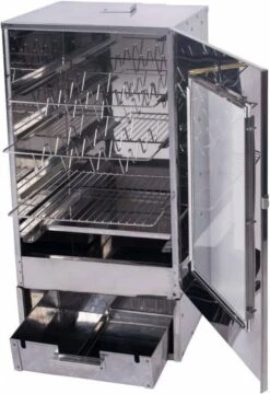 2-L Home & Garden XL Rookoven - RVS - 80x40x28 Cm - 3 Etages -Merkloos Verkoopwinkel 824x1200