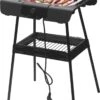 Royalty Line Elektrische Barbecue - Indoor En Outdoor BBQ - Tafelgrill - Elektrische Grill - Grill Oppervlak 40x24 Cm - 2000W - Met Stand - Zwart -Merkloos Verkoopwinkel 878x1200