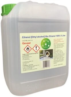 Bio Ethanol - 100% Zuiverheid - BioFair - Bioethanol - Schone Verbranding - Reukloos - 5 Liter Cannister