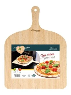 ETNA Pizza Set - Grote Pizzasteen & GRATIS Pizzaschep - 30 Cm X 38 Cm - Echt Italiaanse Pizzasteen - Broodbaksteen - BBQ Pizzasteen - Gemaakt Van Lavasteen Uit De Etna - Non-stick - Eppicotispai -Merkloos Verkoopwinkel 901x1200