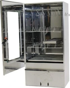 2-L Home & Garden XL Rookoven - RVS - 80x40x28 Cm - 3 Etages -Merkloos Verkoopwinkel 958x1200