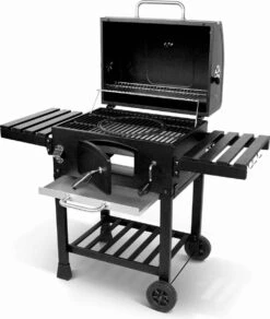 Alice's Garden Houtskool BBQ Bernard - Smoker - Verstelbare Houtskoolbak - Zwart -Merkloos Verkoopwinkel 1014x1200