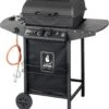 Halifax Gasbarbecue 5,5 KW - Buitenkeuken Met Lavasteen Grillplaat En Gaspit - 100x98 Cm -Merkloos Verkoopwinkel 1068x1200