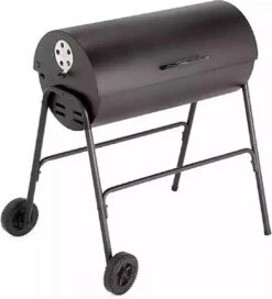 BBQ XL Houtskoolbarbecue - Cilindervorm - Grilloppervlak (LxB) 71 X 35 Cm - Zwart -Merkloos Verkoopwinkel 1089x1200
