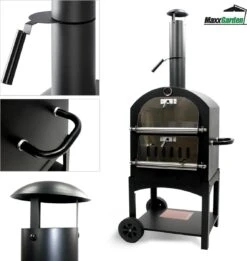 MaxxGarden Pizza Oven - Smoker Barbecue Op Hout, Houtskool Of Pellets - 45 X 65 X 158cm -Merkloos Verkoopwinkel 1137x1200