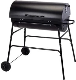 BBQ XL Houtskoolbarbecue - Cilindervorm - Grilloppervlak (LxB) 71 X 35 Cm - Zwart -Merkloos Verkoopwinkel 1141x1200