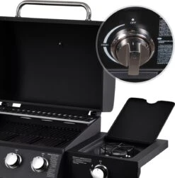 MaxxGarden Gas Barbecue - 3 Branders - Incl. Gratis BBQ Set -Merkloos Verkoopwinkel 1181x1200