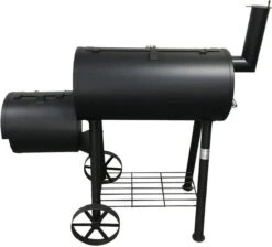 Fire Beam Houtskool Barbecue - Grilloppervlak (LxB) 35 X 66 Cm - Smoker - Zwart -Merkloos Verkoopwinkel 1200x1087