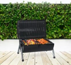 MaxxGarden BBQ - Houtskool Barbecue - Smoker Barbecue - Grilloppervlak (LxB) 38 X 52 Cm - Met Dubbel Grill Vlak - Zwart -Merkloos Verkoopwinkel 1200x1105