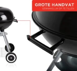 BBQ Collection Houtskoolbarbecue - Kogelbarbecue 45 X 60 Centimeter - Ronde Barbecue - Barbecue Op Wielen - Zwart - Metaal -Merkloos Verkoopwinkel 1200x1116 1
