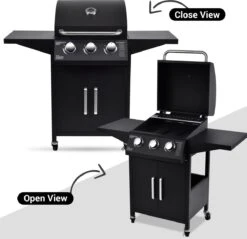 MaxxGarden Gas Barbecue - 3 Branders - Incl. Gratis BBQ Set -Merkloos Verkoopwinkel 1200x1160