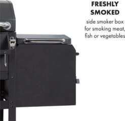 Klarstein Kingsville Double Barbecue - Houtskool- En Gasbarbecue - Smoker BBQ - Inclusief Deksels En Thermometer - Met 2 Roosters - Zwart 20 Klarstein Kingsville Double Barbecue - Houtskool- En Gasbarbecue - Smoker BBQ - Inclusief Deksels En Thermometer - Met 2 Roosters - Zwart -Merkloos Verkoopwinkel 1200x1161