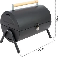 MaxxGarden BBQ - Houtskool Barbecue - Smoker Barbecue - Grilloppervlak (LxB) 38 X 52 Cm - Met Dubbel Grill Vlak - Zwart -Merkloos Verkoopwinkel 1200x1182 1
