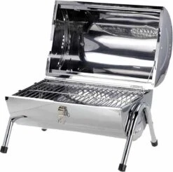 BBQ Collection Houtskoolbarbecue - Cilinder - Chroom 26 BBQ Collection Houtskoolbarbecue - Cilinder - Chroom -Merkloos Verkoopwinkel 1200x1193
