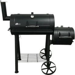 Fire Beam Houtskool Barbecue - Grilloppervlak (LxB) 35 X 66 Cm - Smoker - Zwart -Merkloos Verkoopwinkel 1200x1194
