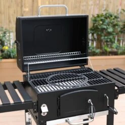 Alice's Garden Houtskool BBQ Bernard - Smoker - Verstelbare Houtskoolbak - Zwart -Merkloos Verkoopwinkel 1200x1200 101