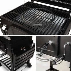 Alice's Garden Houtskool BBQ Bernard - Smoker - Verstelbare Houtskoolbak - Zwart -Merkloos Verkoopwinkel 1200x1200 104