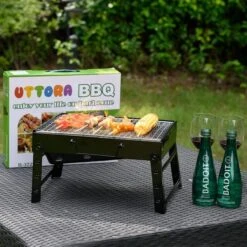 Merkloos Decopatent® Portable Houtskool BBQ - Barbecue - Inklapbaar - Barbecue Houtskool - Tafel Grill - Camping - Strand - Festival - Park -Merkloos Verkoopwinkel 1200x1200 124