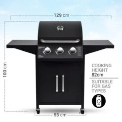 MaxxGarden Gas Barbecue - 3 Branders - Incl. Gratis BBQ Set -Merkloos Verkoopwinkel 1200x1200 138