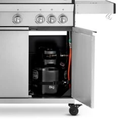 Burnhard Gas BBQ Big FRED Deluxe - 4 Branders - Incl. Keramische Infraroodbrander & Afdekhoes - Deluxe 27 Burnhard Gas BBQ Big FRED Deluxe - 4 Branders - Incl. Keramische Infraroodbrander & Afdekhoes - Deluxe -Merkloos Verkoopwinkel 1200x1200 163