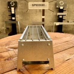 Spiedini Saté-bbq Bali 40 Mini - Kleine, Smalle Houtskoolbarbecue Met Horizontaal Rooster Voor Sate Of Andere Spiesjes - 40 Cm Lang, 11 Cm Breed, 14 Cm Hoog - Ideaal Voor Tuin- Of Open Haard, Of Balkon - Materiaal: Gealuminiseerd Ijzer -Merkloos Verkoopwinkel 1200x1200 2