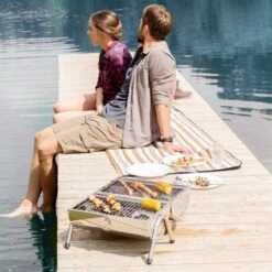 BBQ Collection Houtskoolbarbecue - Cilinder - Chroom 18 BBQ Collection Houtskoolbarbecue - Cilinder - Chroom -Merkloos Verkoopwinkel 1200x1200 40