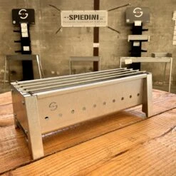 Spiedini Saté-bbq Bali 40 Mini - Kleine, Smalle Houtskoolbarbecue Met Horizontaal Rooster Voor Sate Of Andere Spiesjes - 40 Cm Lang, 11 Cm Breed, 14 Cm Hoog - Ideaal Voor Tuin- Of Open Haard, Of Balkon - Materiaal: Gealuminiseerd Ijzer -Merkloos Verkoopwinkel 1200x1200 5