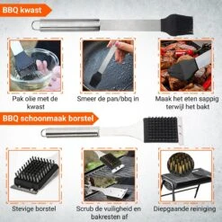 BBQ Accesoires Gereedschapset Koffer Set Tang Borstel Schort Barbecue Dagdeals - Chef Cook BBQ Accessoires Set -Merkloos Verkoopwinkel 1200x1200 71