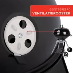 BBQ Collection Houtskoolbarbecue - Kogelbarbecue 45 X 60 Centimeter - Ronde Barbecue - Barbecue Op Wielen - Zwart - Metaal -Merkloos Verkoopwinkel 1200x1200 95