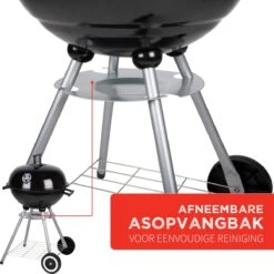 BBQ Collection Houtskoolbarbecue - Kogelbarbecue 45 X 60 Centimeter - Ronde Barbecue - Barbecue Op Wielen - Zwart - Metaal -Merkloos Verkoopwinkel 1200x1200 96