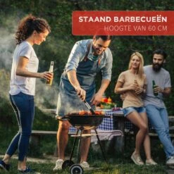 BBQ Collection Houtskoolbarbecue - Kogelbarbecue 45 X 60 Centimeter - Ronde Barbecue - Barbecue Op Wielen - Zwart - Metaal -Merkloos Verkoopwinkel 1200x1200 98